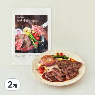 프레시지 블랙라벨 스테이크 2인분, 528g, 2개