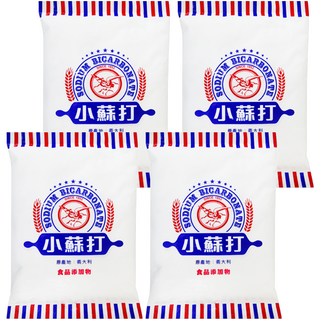 壽生 食品級小蘇打 - 烘焙、清潔多用途 義大利原產 大包裝, 450g, 4包