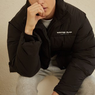 urbanage Essentials素色寬鬆短版保暖外套