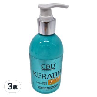 CBD 角蛋白修護護髮素, 250ml, 3瓶