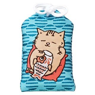 黃阿瑪的後宮生活 後宮招福貓御守 聚酯纖維 台灣製, 6.5 x 4cm 繩子25cm, 福氣滿滿招弟, 1個