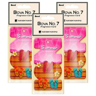 Bova 法柏精品香氛 夏日香氛卡 上野櫻花, 英國進口香精油 環境芳香, 15g, 3包