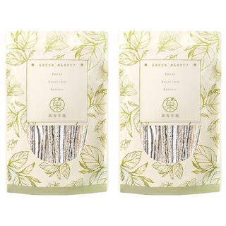 GreenMarket 菓青市集 雙層芝麻鱈魚絲 獨立包裝 Q彈有嚼勁 鹹甜適中, 2包, 200g