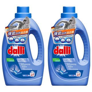 dalli 達麗 超濃縮運動衣料洗衣精 1.1L, 專為運動纖維與透氣衣物設計, 2瓶