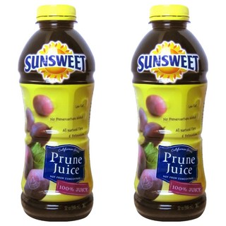SUNSWEET 加州梅汁，100%果汁，無添加糖及防腐劑，老少皆宜, 946ml, 2瓶