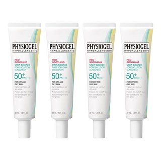 PHYSIOGEL 潔美淨 CICA毛孔隱形防曬乳 SPF50+ PA+++, 30ml, 4條