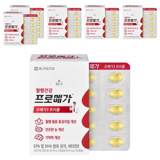 종근당건강 정품 프로메가 오메가3 트리플, 60정, 6개