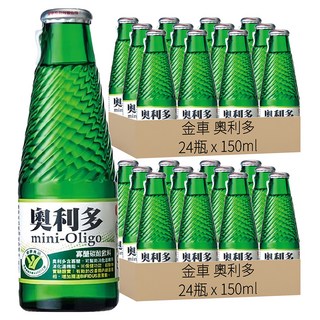 金車 奧利多 寡醣碳酸飲料玻璃瓶, 150ml, 48瓶