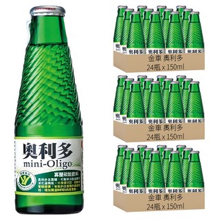 金車 奧利多 寡醣碳酸飲料玻璃瓶, 150ml, 72瓶