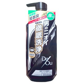 ROHTO 樂敦 DeOu 男仕去味淨化沐浴乳 柑橘草本 520ml, 1瓶