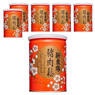 新東陽 精緻豬肉鬆 嚴選豬後腿肉製成 口感鬆軟 不添加防腐劑、味精及人工色素, 180g, 6罐