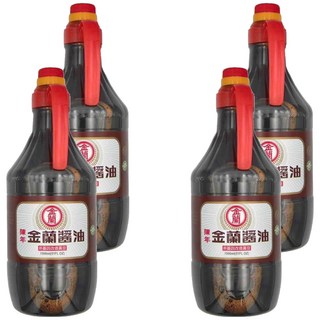 KIMLAN 金蘭 陳年醬油 非基因改造黃豆, 1.5L, 4瓶