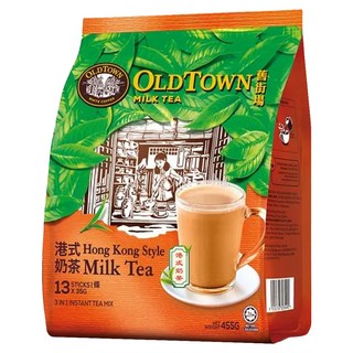 OLDTOWN WHITE COFFEE 舊街場白咖啡 南洋拉茶風味香滑奶茶 三合一 港式奶茶風味, 35g, 13包, 1袋