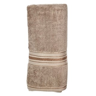 加厚純棉浴巾, 450G, 卡其色, 1條