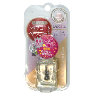 DUCATO 速乾修整兩用護色油II 7ml 基底護色二合一 修護美甲, 透明, 1罐