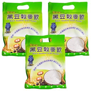 Vitamax 維他麥 黑豆穀麥飲 高纖 高鈣, 30g, 12包, 3袋