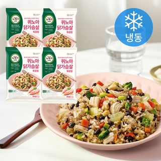 뉴케어 당플랜 퀴노아 닭가슴살 볶음밥 (냉동), 300g, 4개