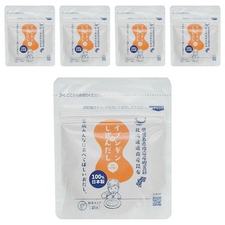 ORIDGE 不加食鹽昆布柴魚粉 適用於5個月以上的寶寶 天然食材製成, 25g, 5包