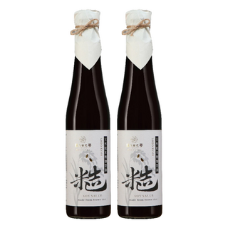 獵人谷之夢 天然糙米鹽麴醬油 400ml, 2瓶