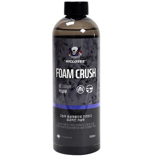 HIGLOSEE 汽車泡沫洗髮精, 500ml, 1個