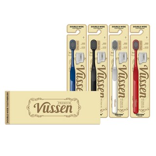 뷰센 더블와이드 칫솔 + 보호캡, 4개입, 1개
