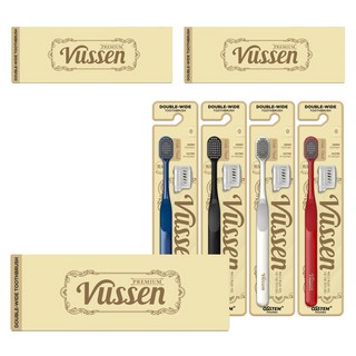 뷰센 더블와이드 칫솔 + 보호캡, 4개입, 3개