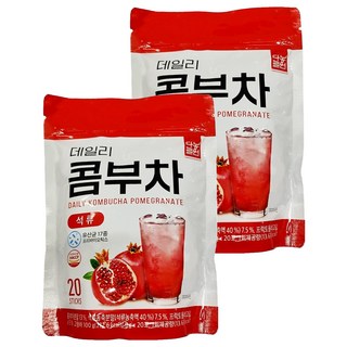 DaNongWon 康普茶 5g*20條 2袋 紅石榴口味 益生菌 促進消化, 20包