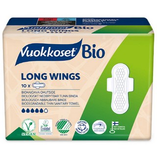 뷰코셋 바이오 롱 윙 생리대 날개형, 중형, 10개입, 1개