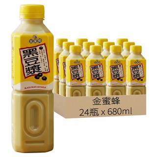 金蜜蜂 黑豆漿, 680ml, 24瓶