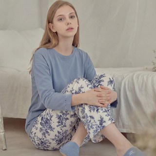로라애슐리 여성용 클래식플라워 모달 9부 라운지웨어 세트