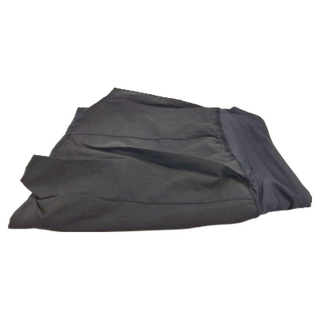 假兩件防走光透氣速乾修長比例運動短褲，高腰美臀，便攜口袋, XL, 黑色