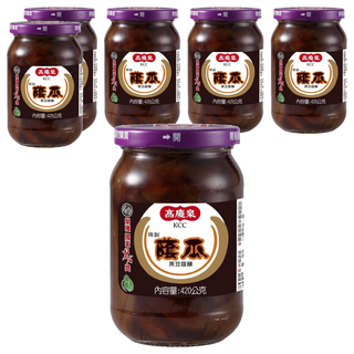 高慶泉 蔭瓜 精製黑豆蔭, 420g, 6罐