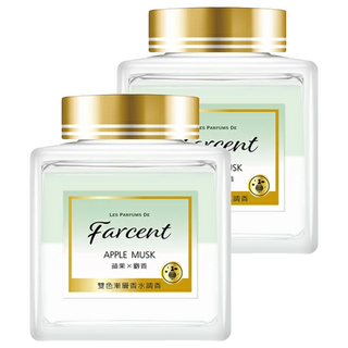 farcent 花仙子 香水 室內香氛膏, 蘋果麝香, 150g, 2罐