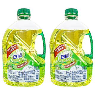 白蘭 洗碗精 清新檸檬, 2.8kg, 2桶