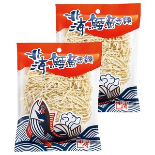 北海 鱈魚香絲, 味道鮮美, 休閒零嘴最佳良伴, 103g, 2包