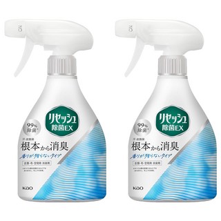 Kao 花王 Resesh 布製品消臭抑菌芳香噴霧(清淡香), 370ml, 2瓶