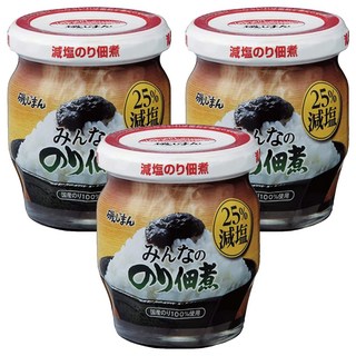 isojiman 減鹽海苔佃煮, 145g, 3罐