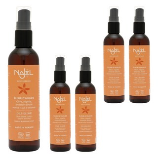 NAJEL 純菁護理油 (橄欖油 + 黑種草油 + 甜杏仁油) 身體/頭髮用 125ml 5瓶