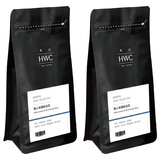 HWC 黑沃咖啡 職人特選綜合豆 1磅, 2包, 咖啡豆(無研磨), 454g