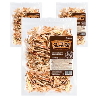 Heyami 麥飯石烤魷魚絲, 150g, 3包