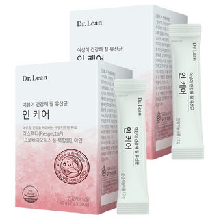 Dr.Lean 女性私密處保健益生菌 30條入, 60g, 2盒