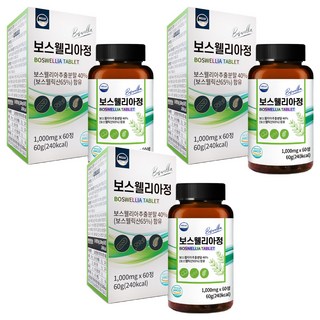 印度乳香萃取複合錠 60g, 60顆, 3罐