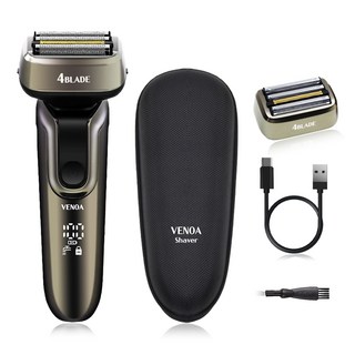 베노아 메탈릭 마스터 티타늄 코팅 전기면도기, VS-7500, 메탈실버