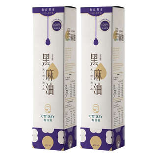 CO'DAY 好日籽 黑麻油 梅山特產 100%黑芝麻, 500ml, 2瓶