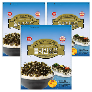 바다모아 김자반 돌자반볶음 업소용, 1kg, 3개
