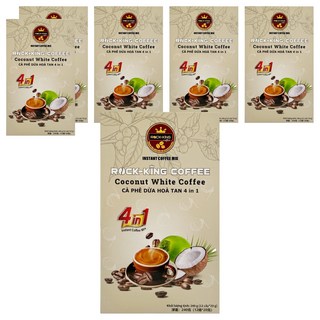 ROCK-KING 越南悶蒸萃取椰子咖啡, 6個, 20g, 12個裝