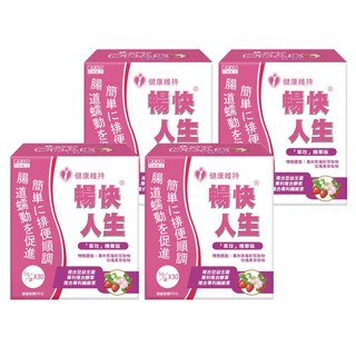 AJIOU 日本味王 暢快人生 草莓 30包, 5g, 4盒