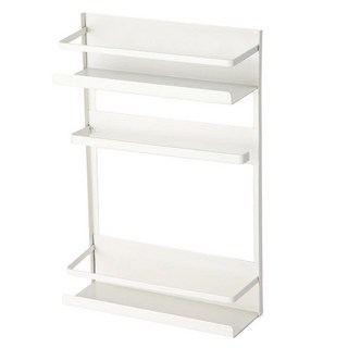 日式廚房磁吸式冰箱置物架, 31cm超大空間層距, 1314g, 白色, 1個