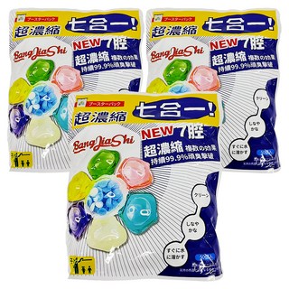 BangJiaShi 幫家適 七腔洗衣球 7合1洗衣球 洗衣膠囊, 50顆, 3袋