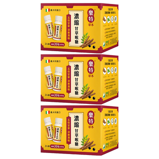 樂特 濃縮甘草喉糖, 38.8g, 3盒